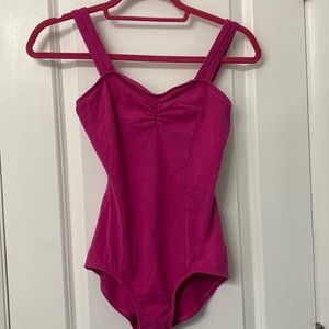 Theatricals Medium Mulberry Pink Pinchfront Ballet Leotard Bodysuit Womens